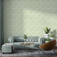 Light green leaf wallpaper for fresh seasonal style

