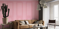 Soft Pink Wood Panel Wallpaper Mural - Giffywalls