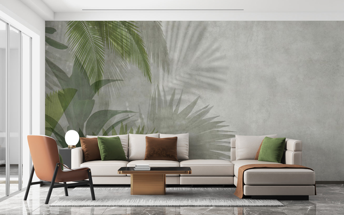 Green Leaves Wallpaper Wall Murals