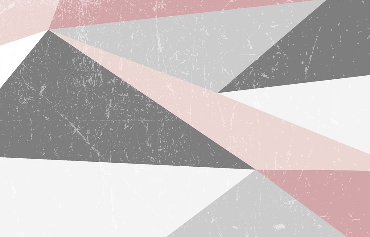 Grunge Triangle Scandinavian Wall Murals in your room