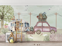 Gypsy Caravan Capers Mural - Giffywalls