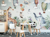 Jungle World Textured Wallpaper Murals - Giffywalls