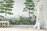Forest Vista Peel and Stick Wallpaper Murals - Giffywalls