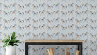 Delight Carousel wallpaper with whimsical horses

