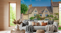 English Countryside Rose Garden Wall Mural