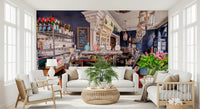 Artisanal Mahogany Home Bar Haven Wall Mural