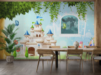 Princess Castle Wallpaper Mural - Giffywalls