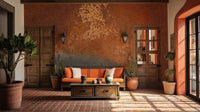 Rustic Effect Metal Mural - Giffywalls