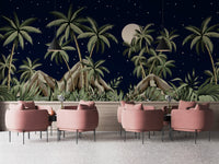Tropical Night Sky Wallpaper Mural - Giffywalls