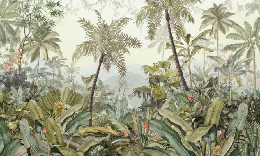 Lush Green Forest Wallpaper Murals