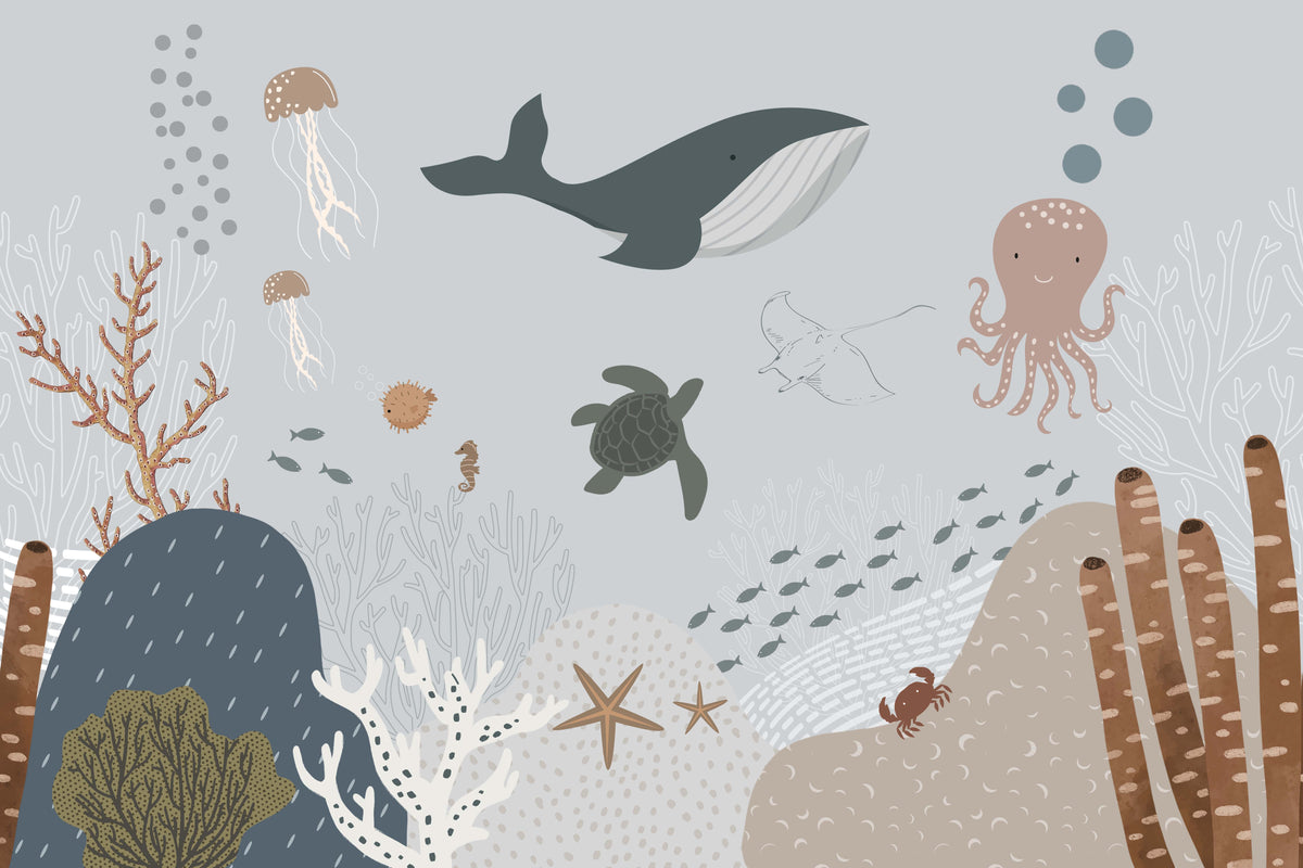 Whale Wallpaper for Walls in your room