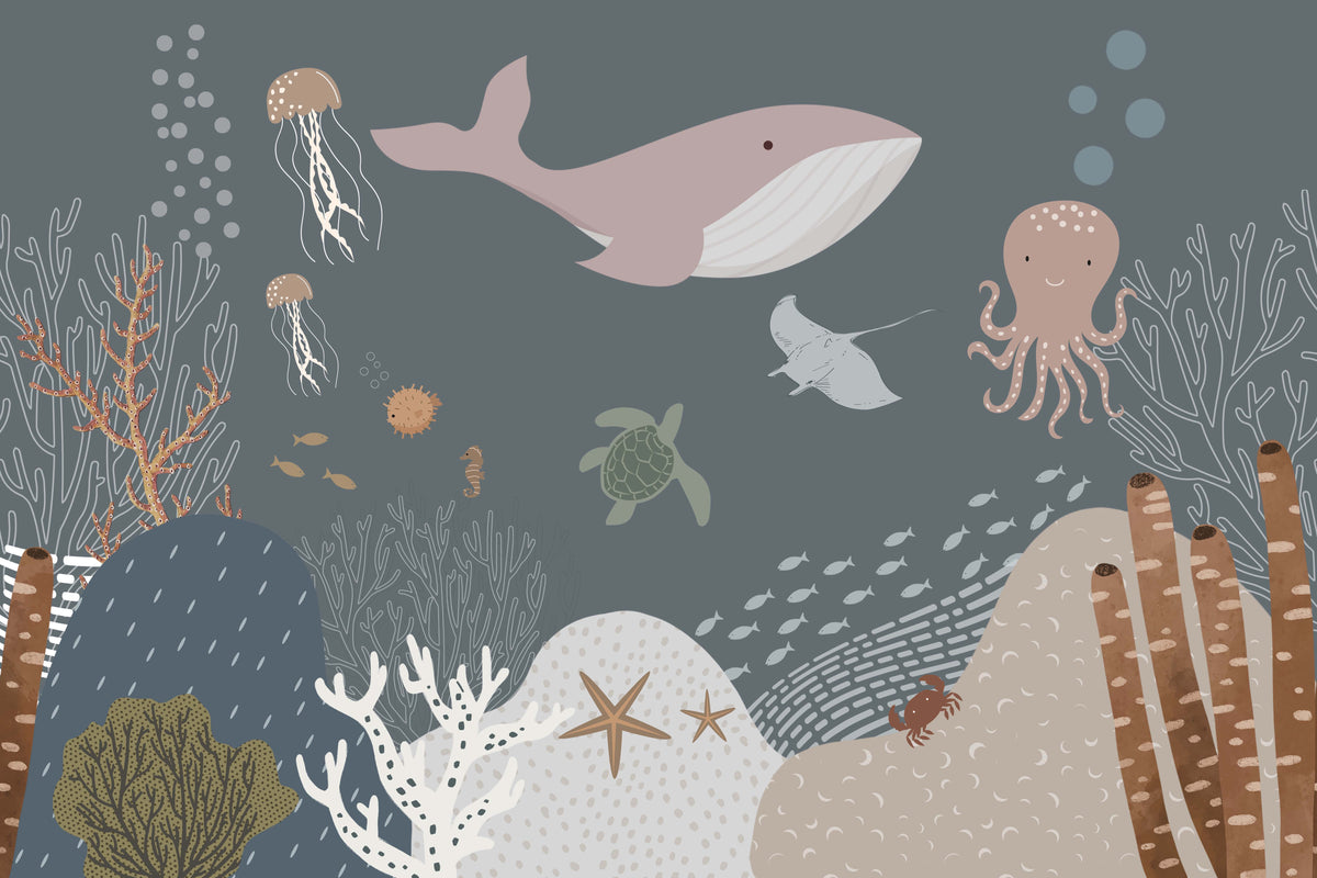 Underwater Aqua Animated Wallpaper Murals