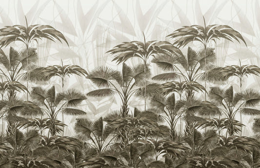 Bushy Palms Wallpaper Murals
