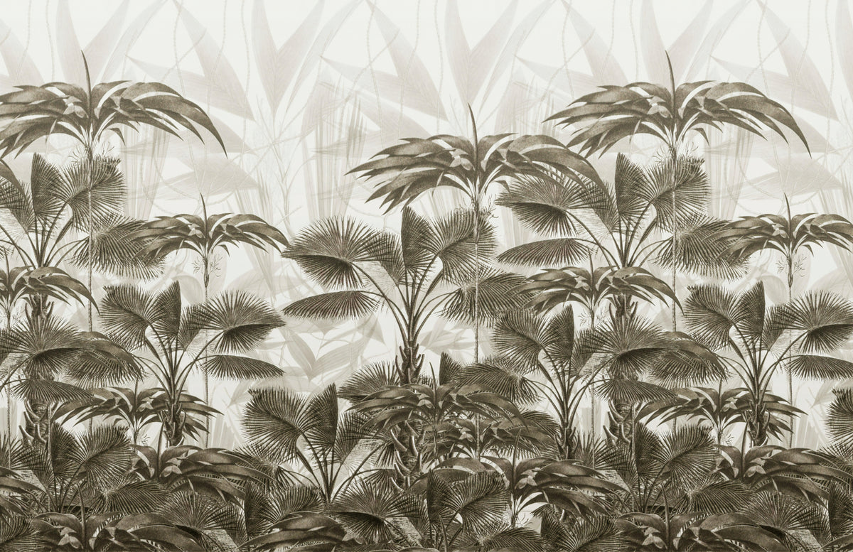 Bushy Palms Wallpaper Murals in your room