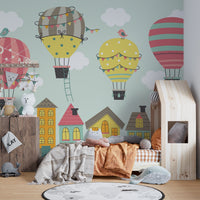 Hot Air Balloons Wallpaper Mural