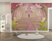 Fantasy castle wallpaper Mural - Giffywalls