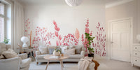 Watercolor Ears of Dried Flowers Wallpaper Murals - Giffywalls