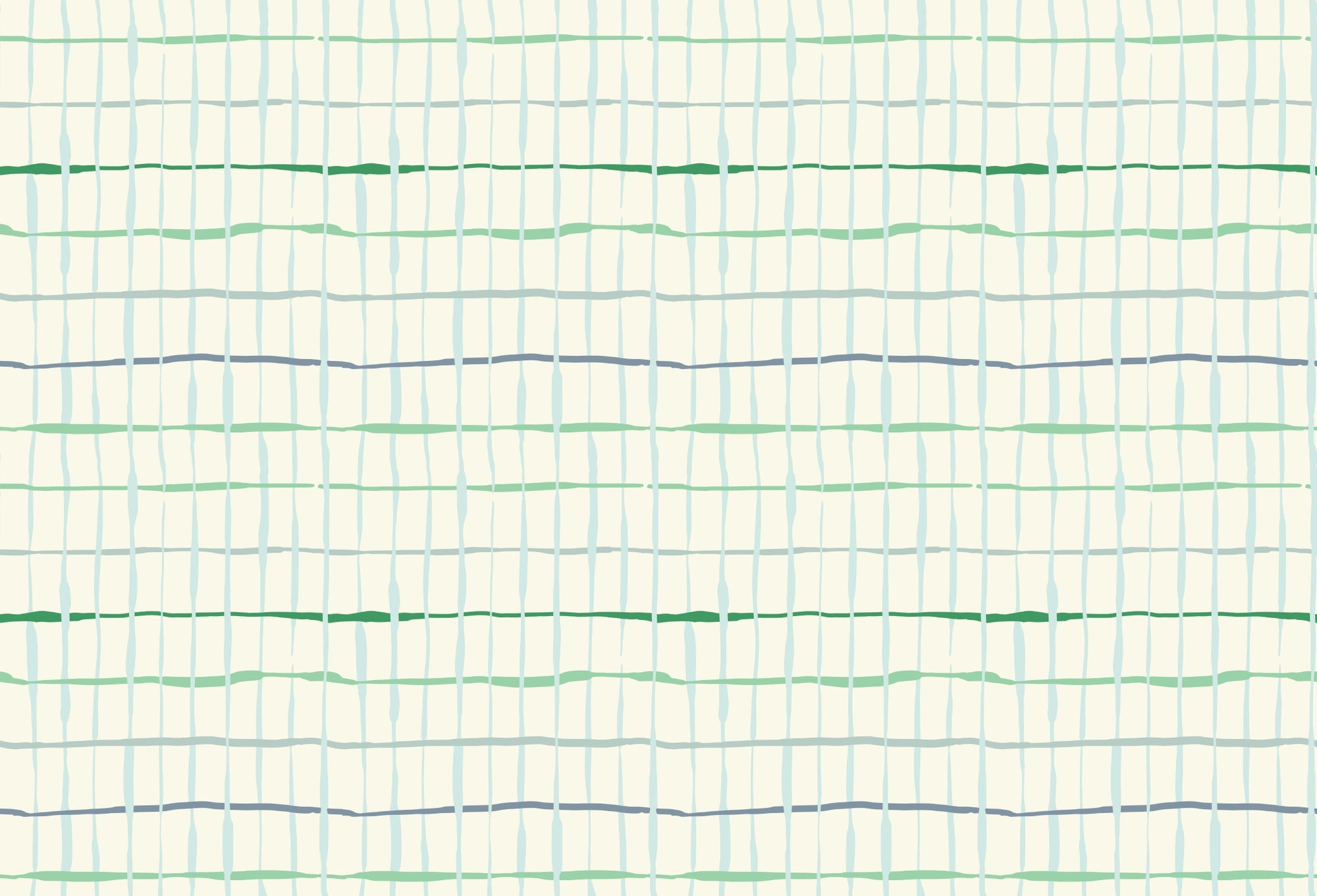 Light Green Handdrawn Lines Wallpaper