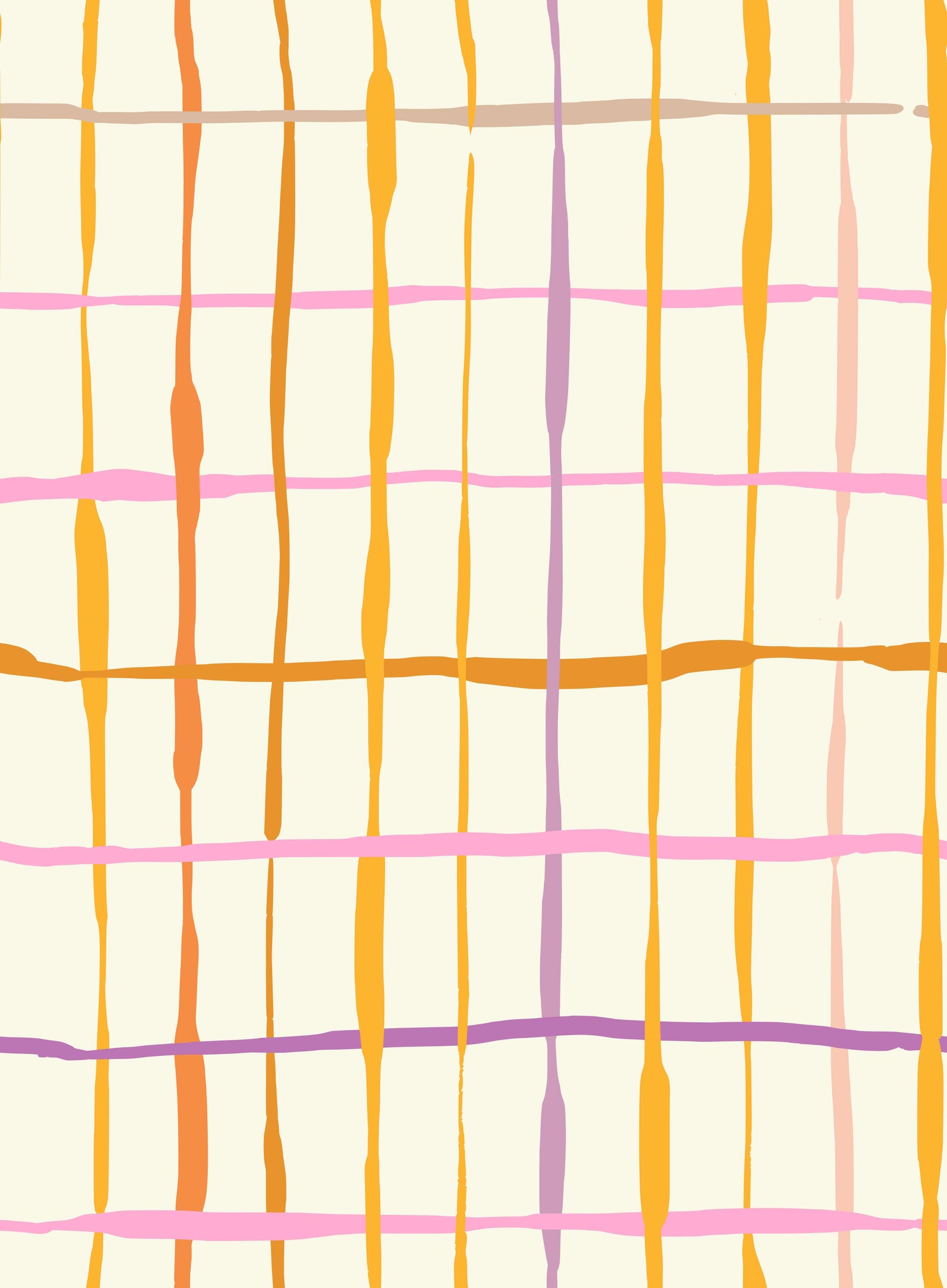 Vibrant Retro Lines Wallpaper