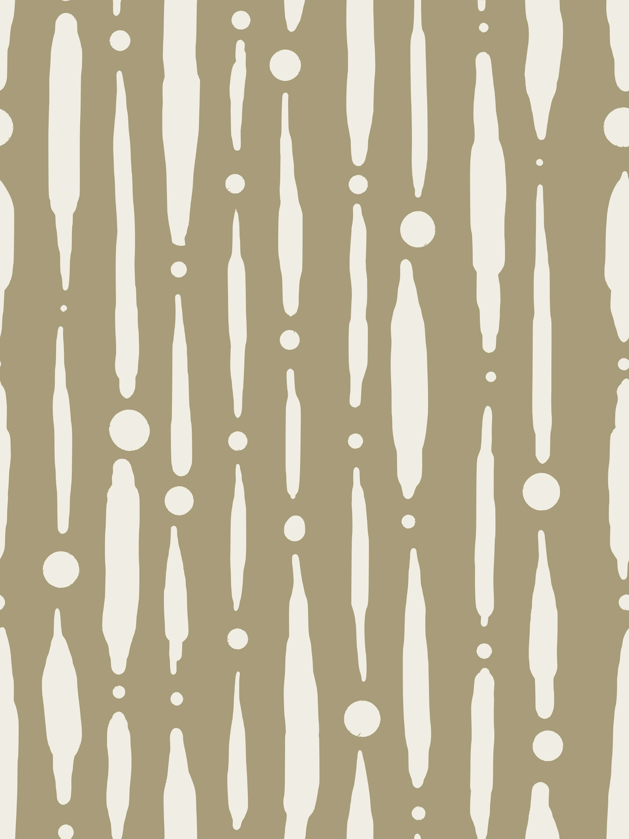Dripping Lines Sage Green Wallpaper