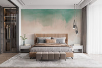 colorful watercolor ombre Stick on wallpaper