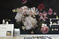 Beautiful Garden Flowers Wallpaper Mural - Giffywalls