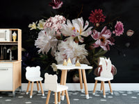 Beautiful Garden Flowers Wallpaper Mural - Giffywalls