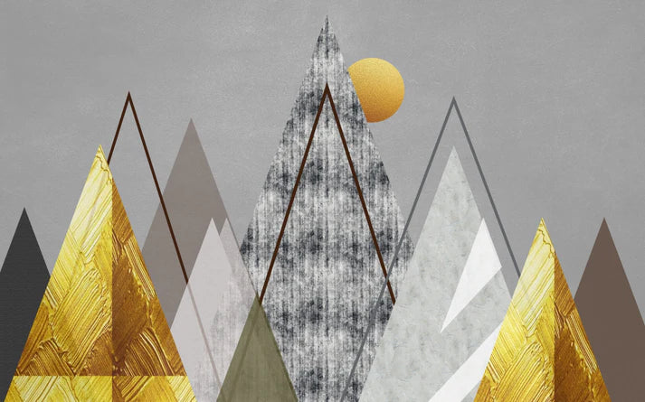 Geometric Abstract Illustration Wallpaper