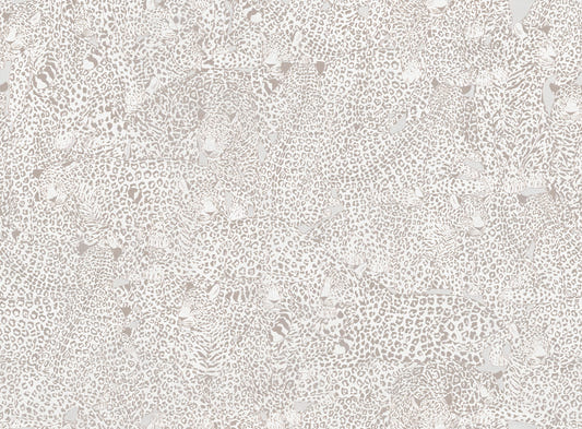 Beige Animal Print Wallpaper Mural