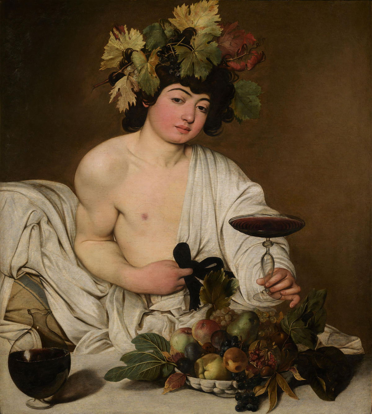 Roman God of Wine Artwork in your room — zoomed