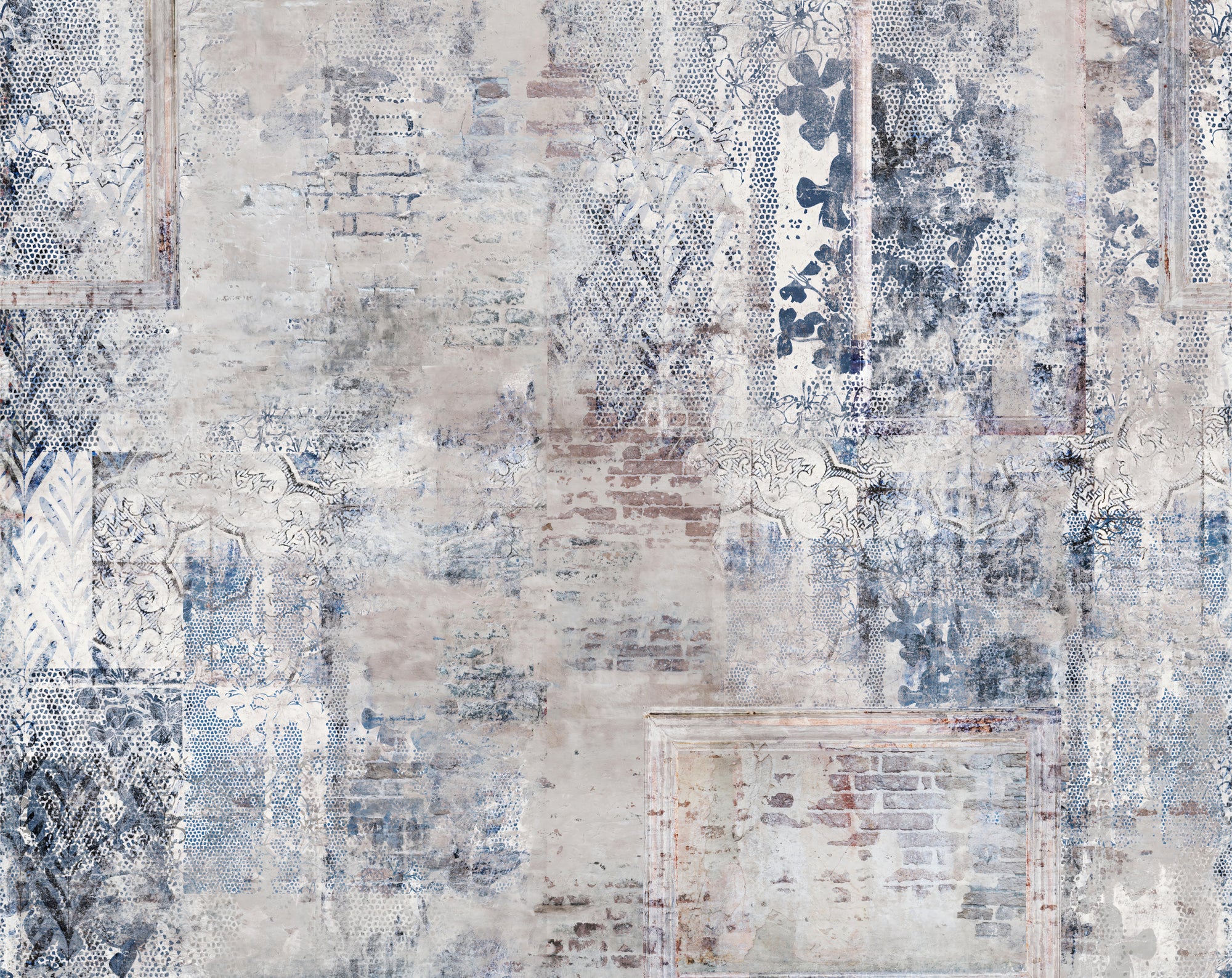 Distressed Vintage Wallpaper