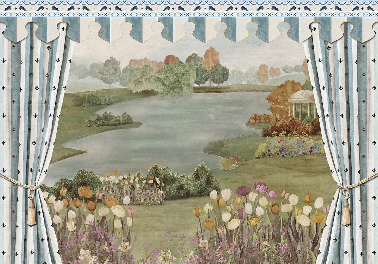 Garden Landscape Wall Mural