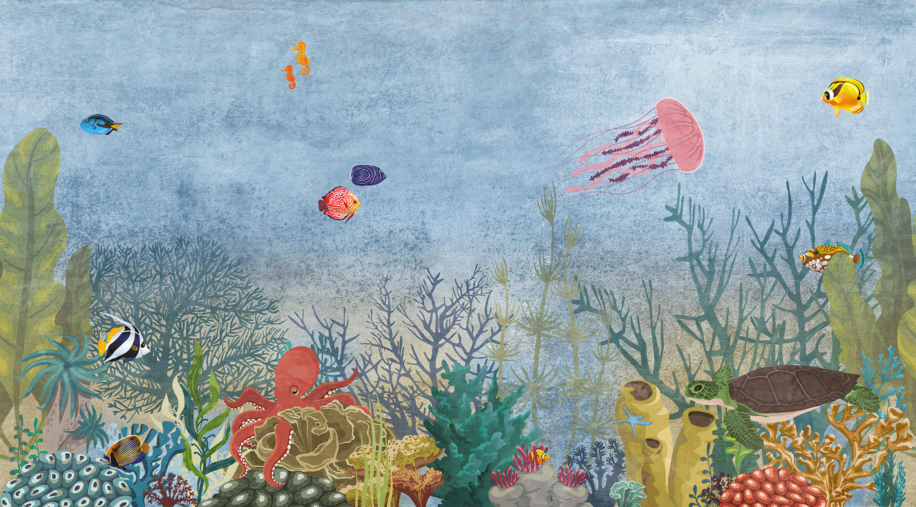 Marine Life Underwater Wallpaper Mural