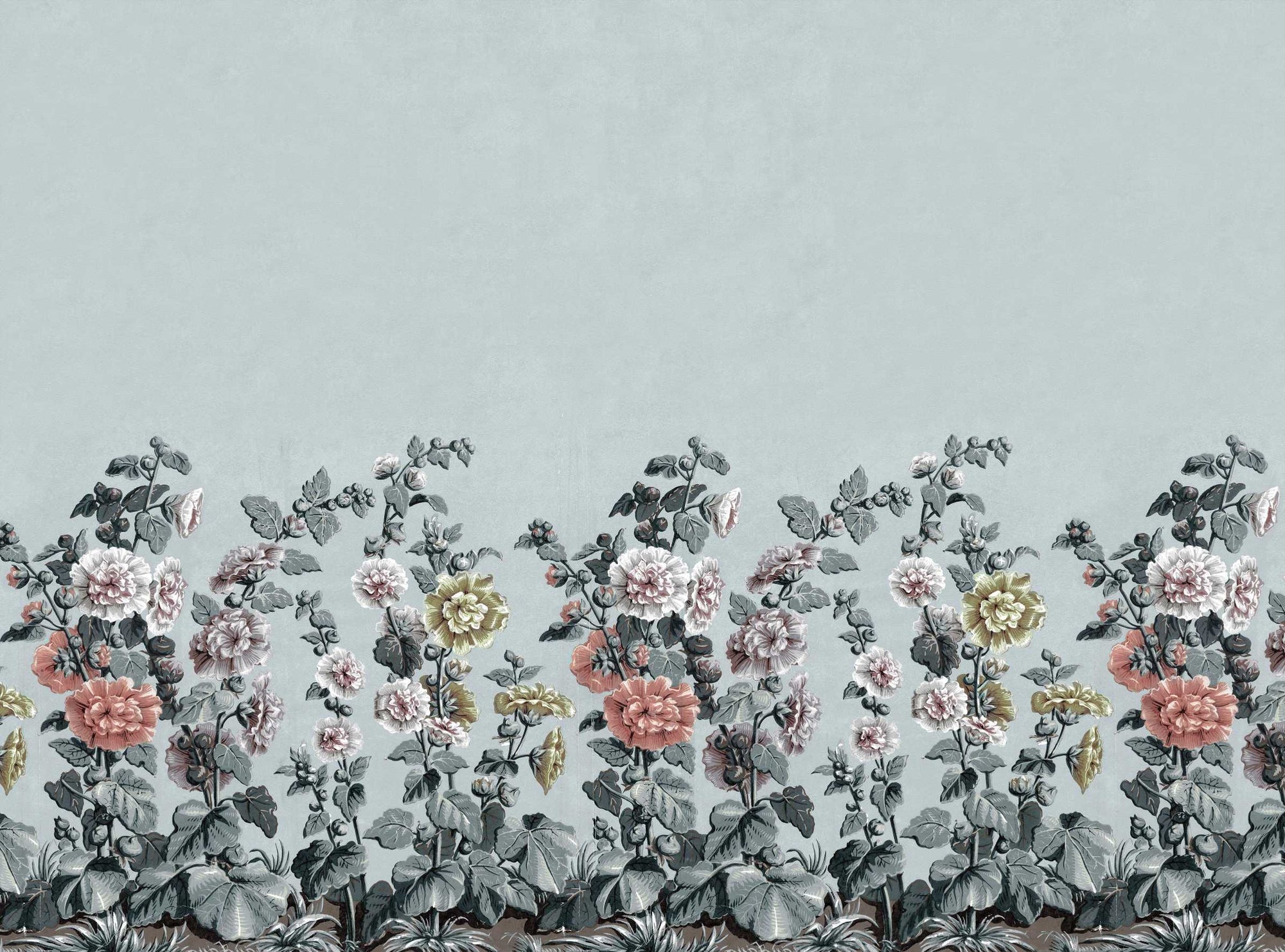 Vintage Botanical Floral Wallpaper