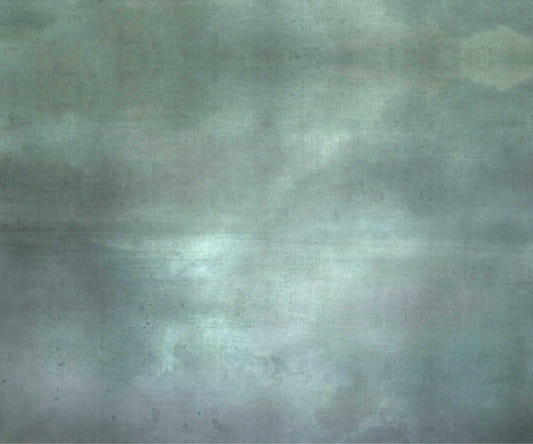 Greyish Green Grunge Texture Wallpaper
