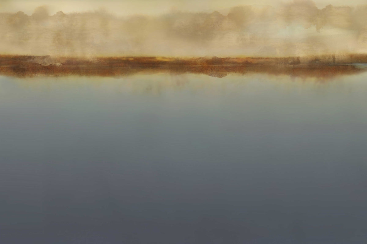 Misty cTranquil Landscape Mural in your room — zoomed