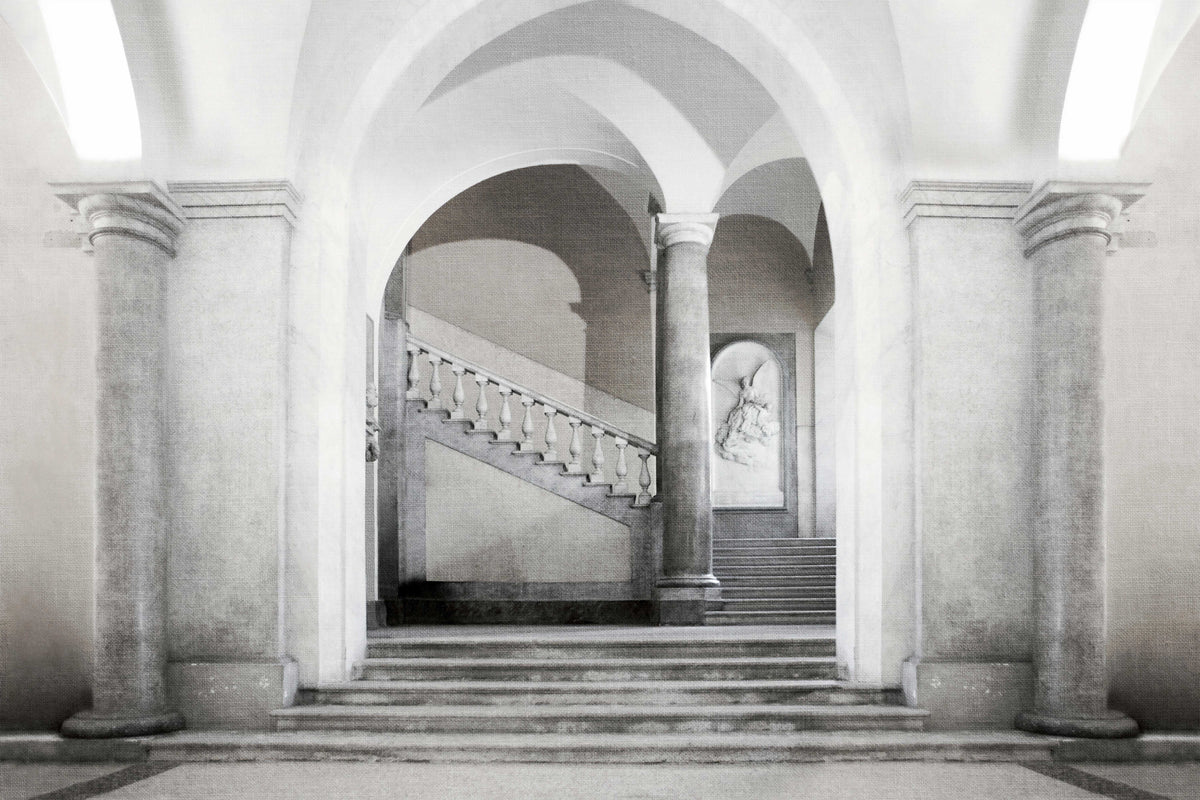 Grand Neoclassical Archway Mural in your room — zoomed