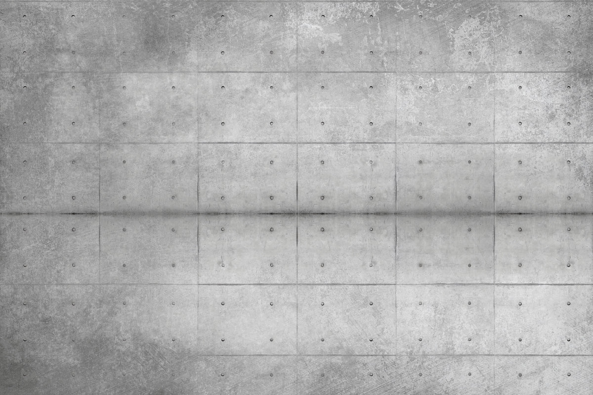 Industrial Grey Concrete Texture Wallpaper in your room