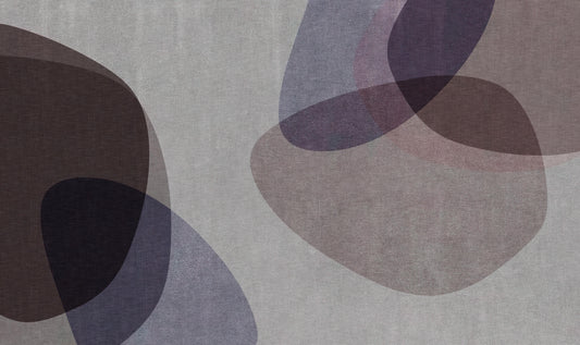 Modern Abstract Organic Shapes Wall Mural