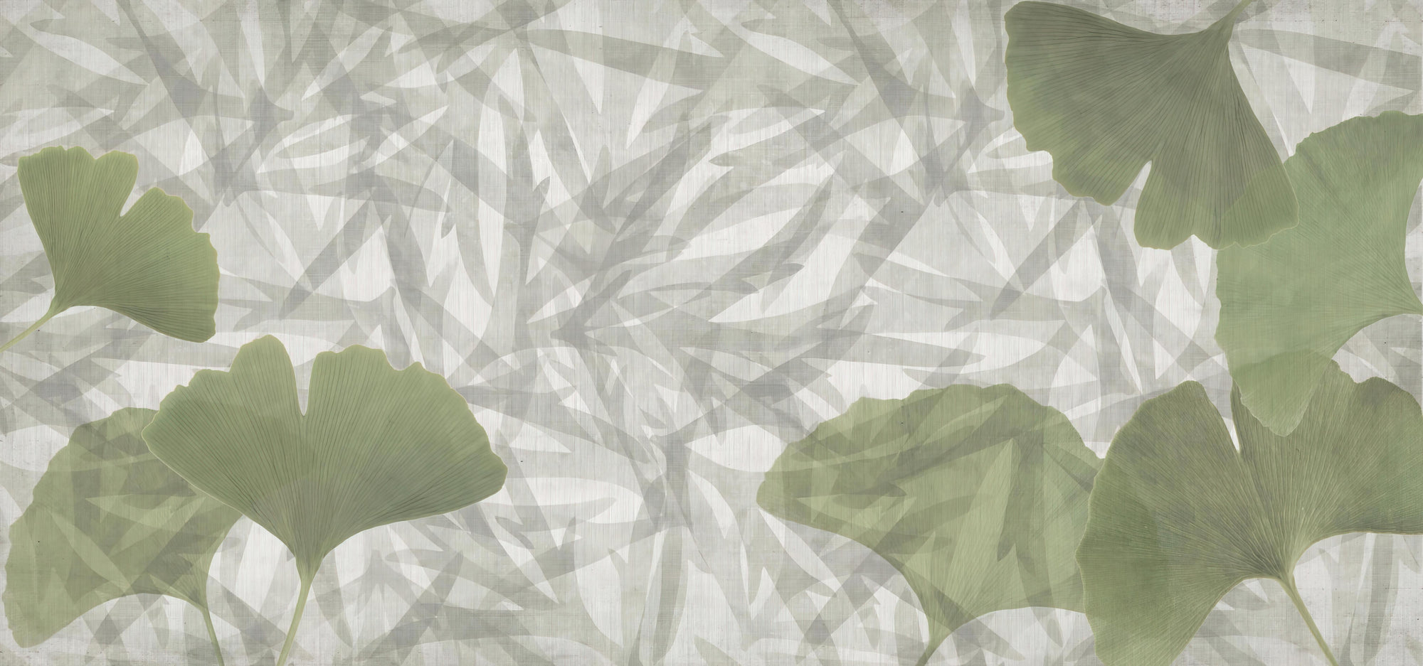 Ginkgo Leaf Botanical Wallpaper