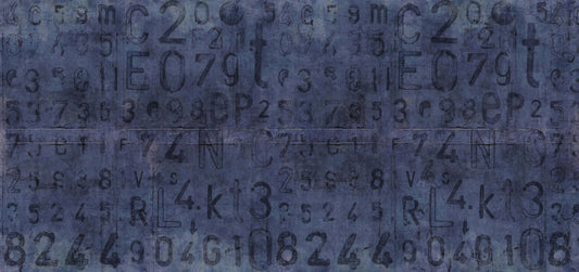 Industrial Grunge Typography Wall Mural
