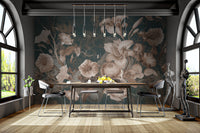 Classic floral pattern wallpaper for timeless interiors
