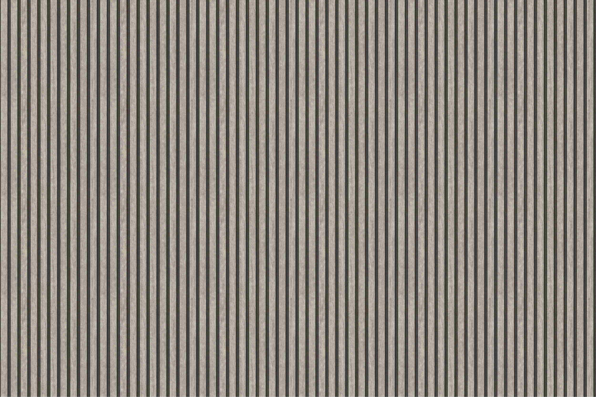 Gray Vertical Striped Wood Wallpaper in your room