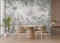 Butterfly Garden Wall Mural - Giffywalls