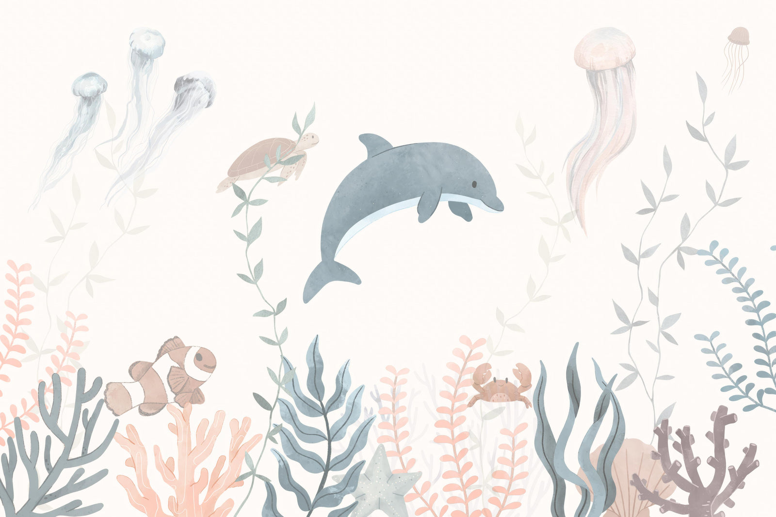 Underwater Wonders Wall Mural