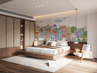 Vibrant City Wall Mural - Giffywalls