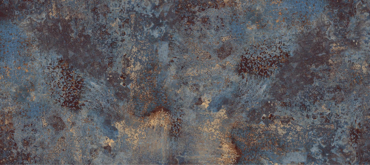 Blue Rusty Wallpaper Mural in your room
