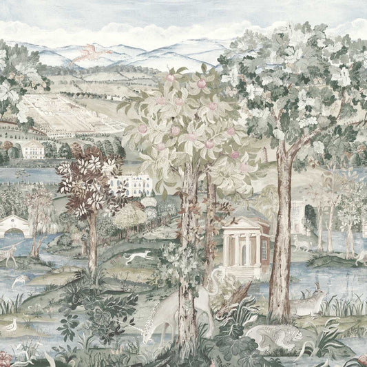 Zoffany Green Wallpaper Mural