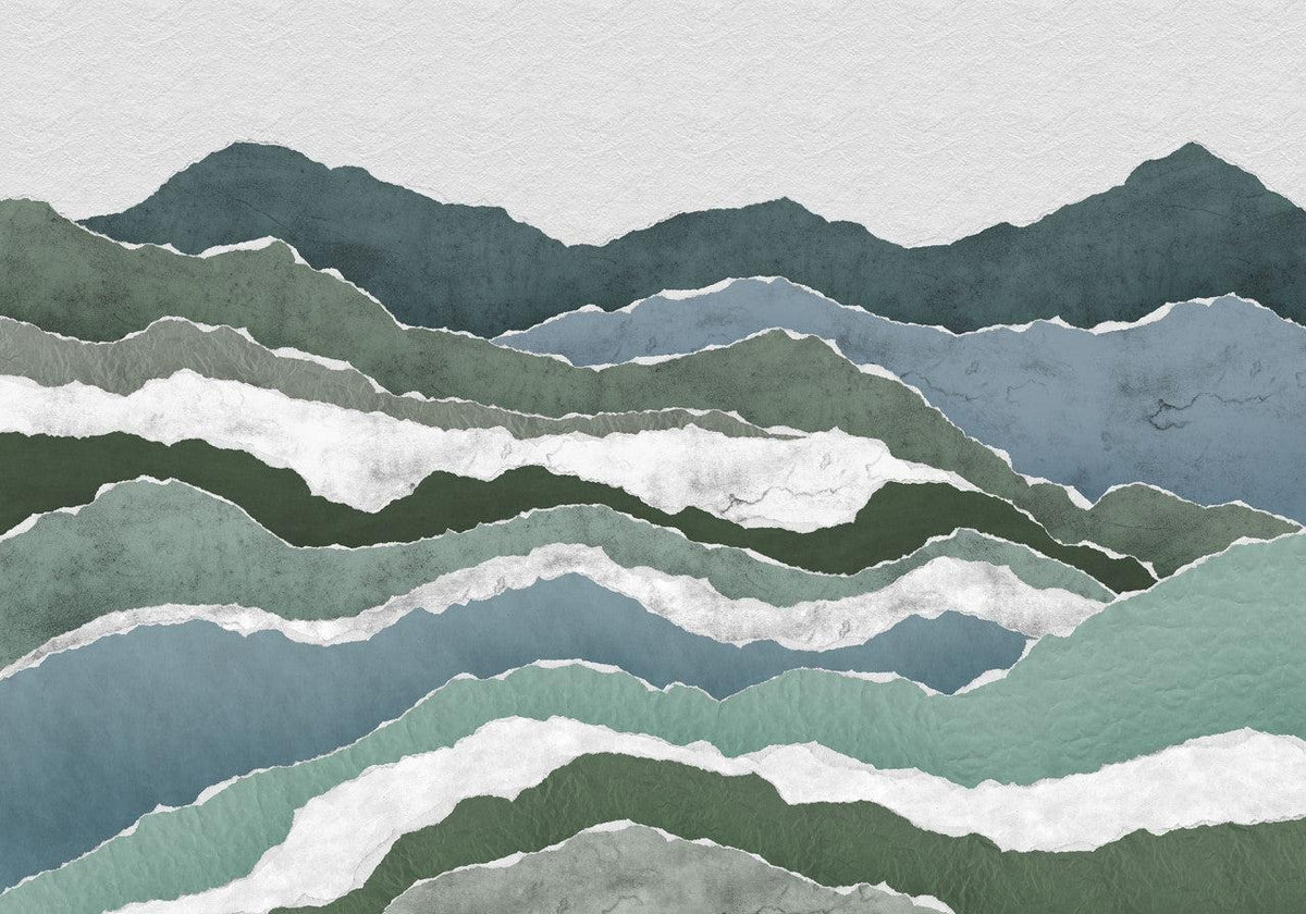 Royal Peaks Wallpaper Mural in your room