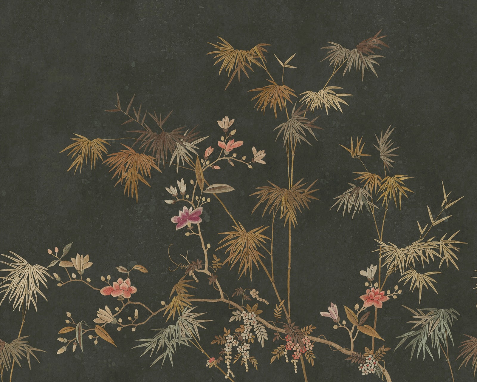 Chinoiserie Garden Bamboo Grove Wallpaper